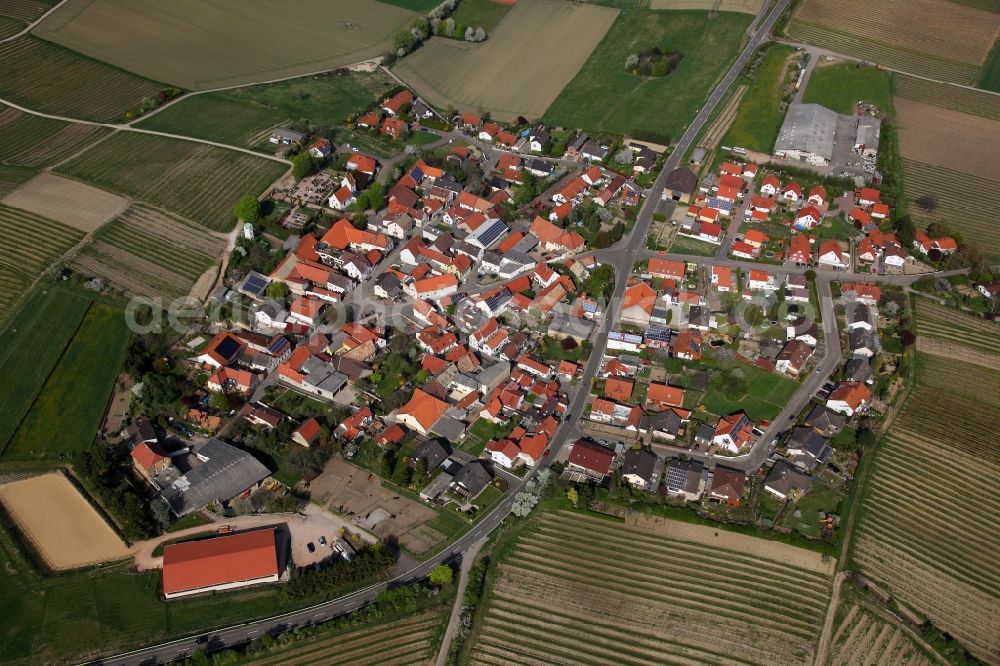 Aerial image Bermersheim vor der Höhe - City - view of Bermersheim vor der Höhe in Rhineland-Palatinate