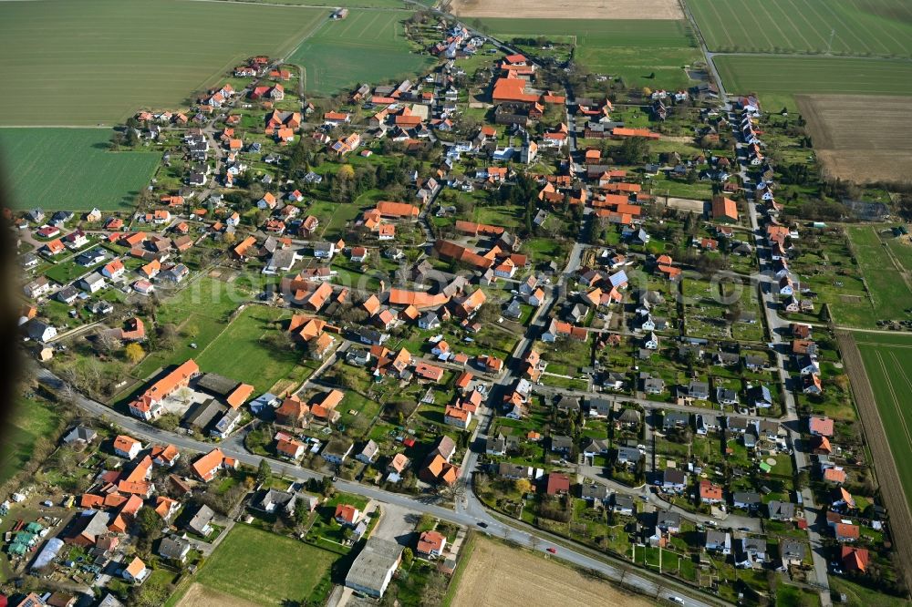 Aerial photograph Betheln - Town View of the streets and houses of the residential areas in Betheln in the state Lower Saxony, Germany