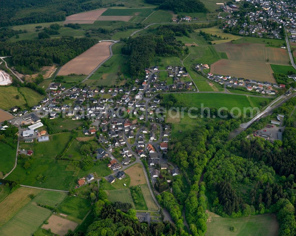 Bilkheim from the bird's eye view: View at Bilkheim in Rhineland-Palatinate. Bilkheim is a municipality in the Westerwald district