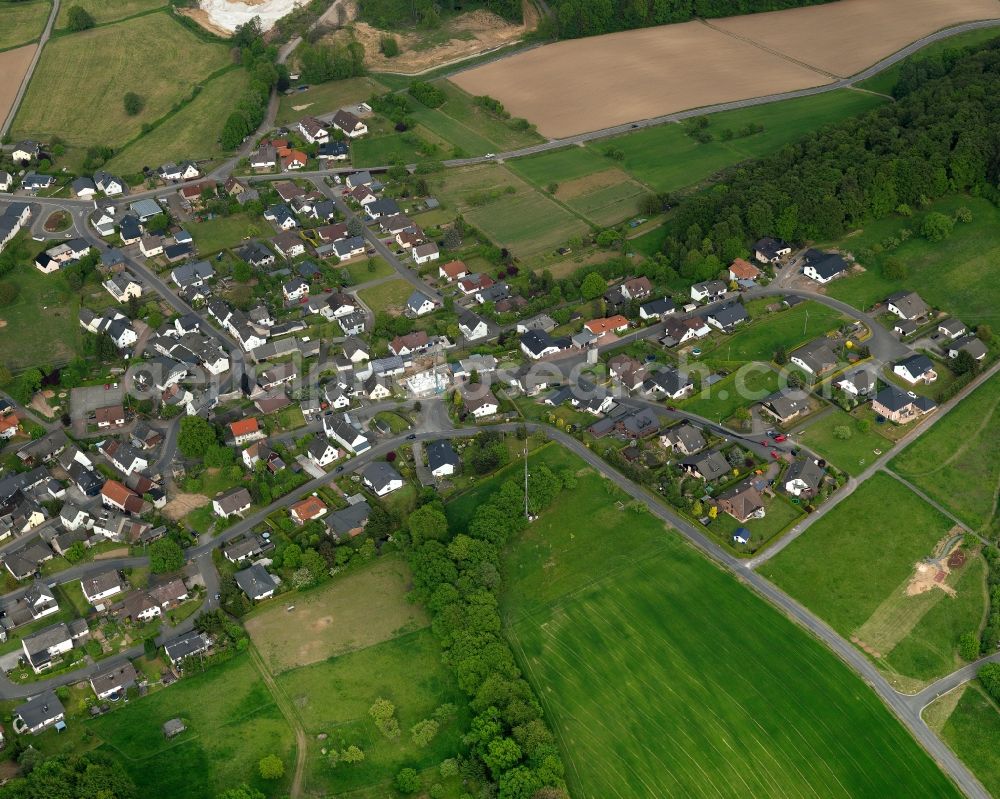 Aerial photograph Bilkheim - View at Bilkheim in Rhineland-Palatinate. Bilkheim is a municipality in the Westerwald district