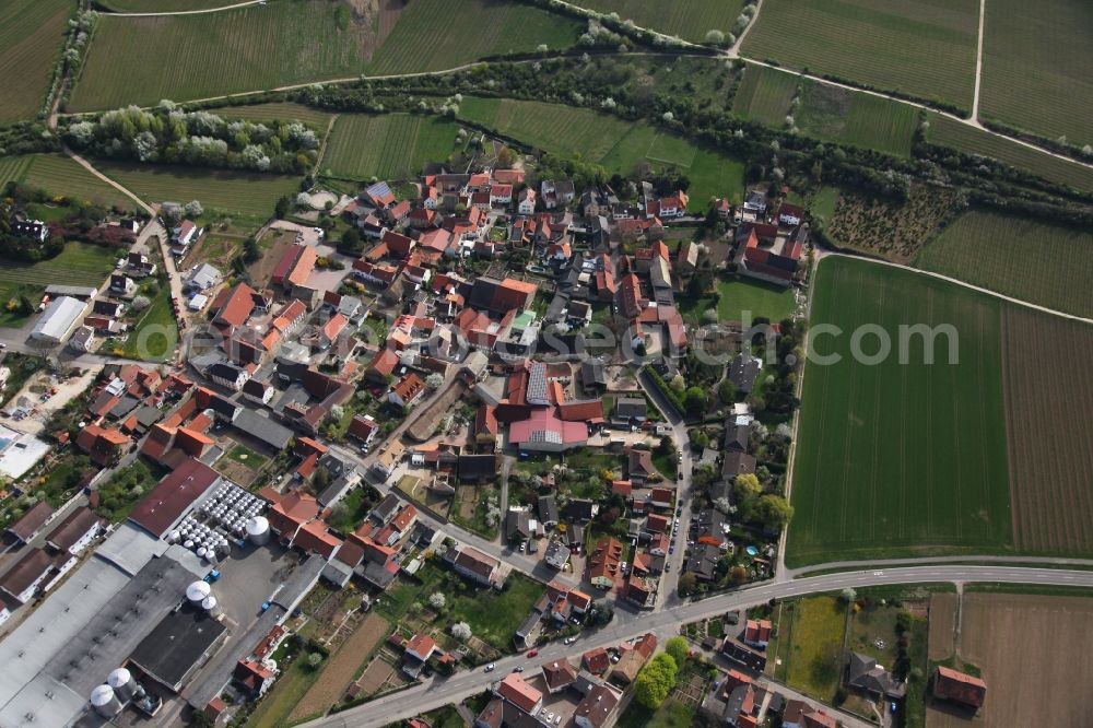 Bornheim from above - City - view of Bornheim in Rhineland-Palatinate