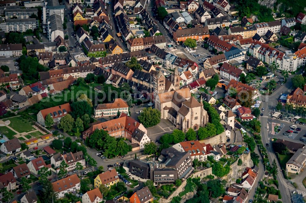 Breisach am Rhein from the bird's eye view: Town View of the streets and houses of the residential areas in Breisach am Rhein in the state Baden-Wuerttemberg, Germany