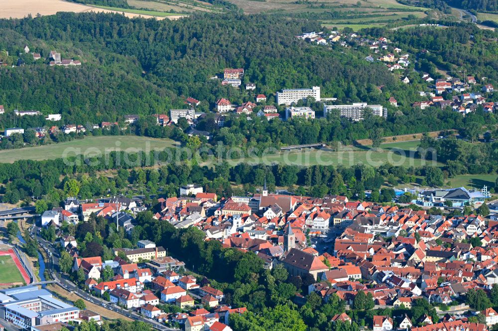 Aerial photograph Brendlorenzen - Town View of the streets and houses of the residential areas in Brendlorenzen in the state Bavaria, Germany