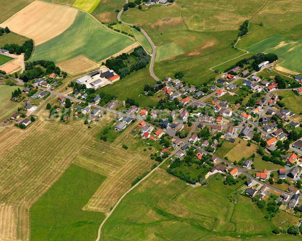 Aerial photograph Buhlenberg - District view of Buhlenberg in the state Rhineland-Palatinate