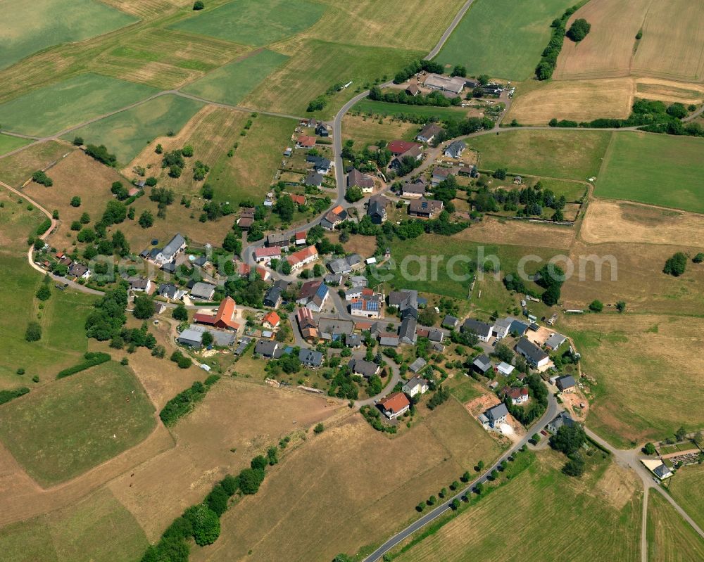 Aerial photograph Dambach - District view of Dambach in the state Rhineland-Palatinate