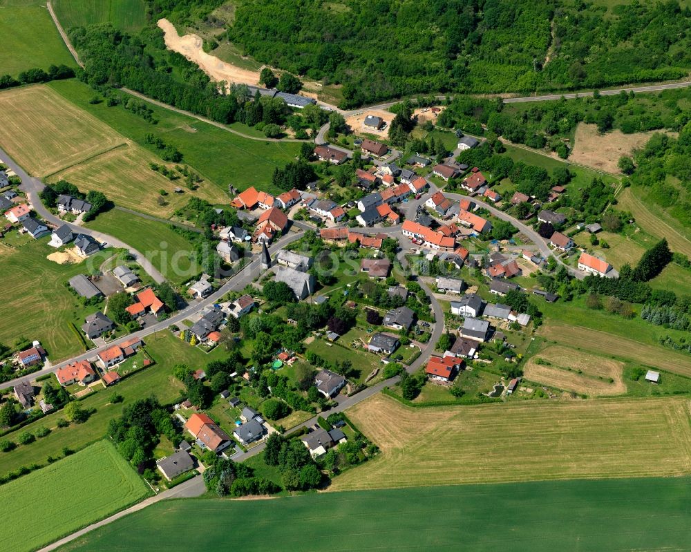 Aerial photograph Daubach - View at Daubach in Rhineland-Palatinate