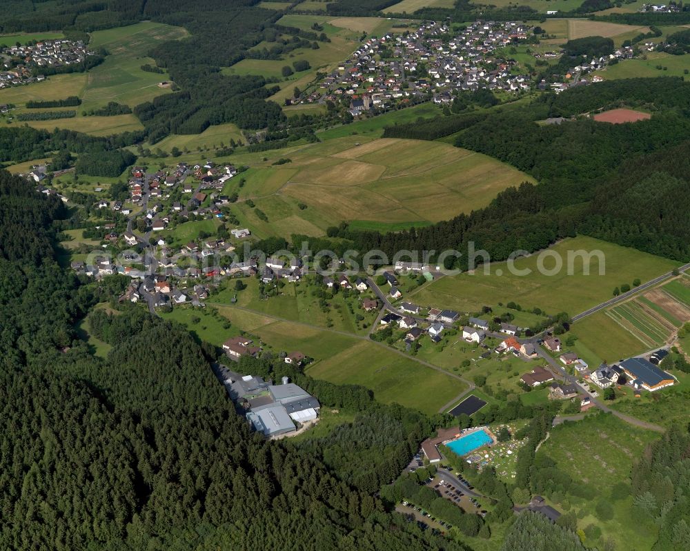 Dickendorf from the bird's eye view: View of Dickendorf in Rhineland-Palatinate