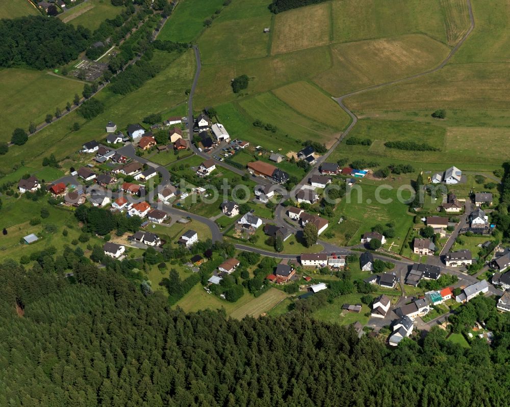 Aerial image Dickendorf - View of Dickendorf in Rhineland-Palatinate