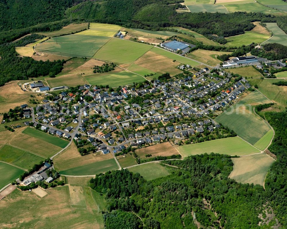 Aerial image Dohr - View at Dohr in Rhineland-Palatinate