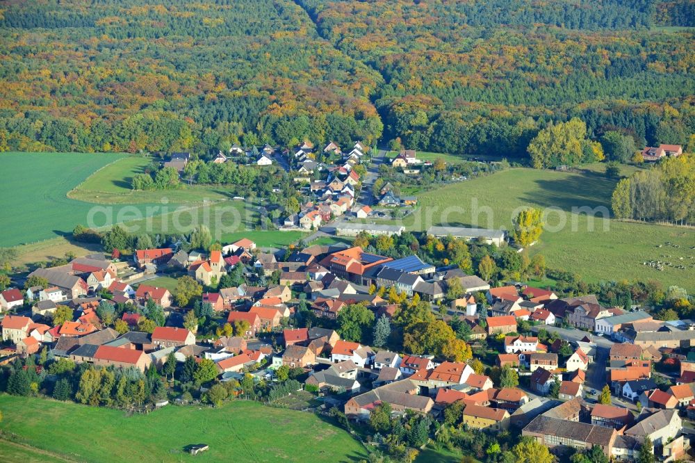 Aerial photograph Ivenrode - Village view of Ivenrode in Saxony-Anhalt