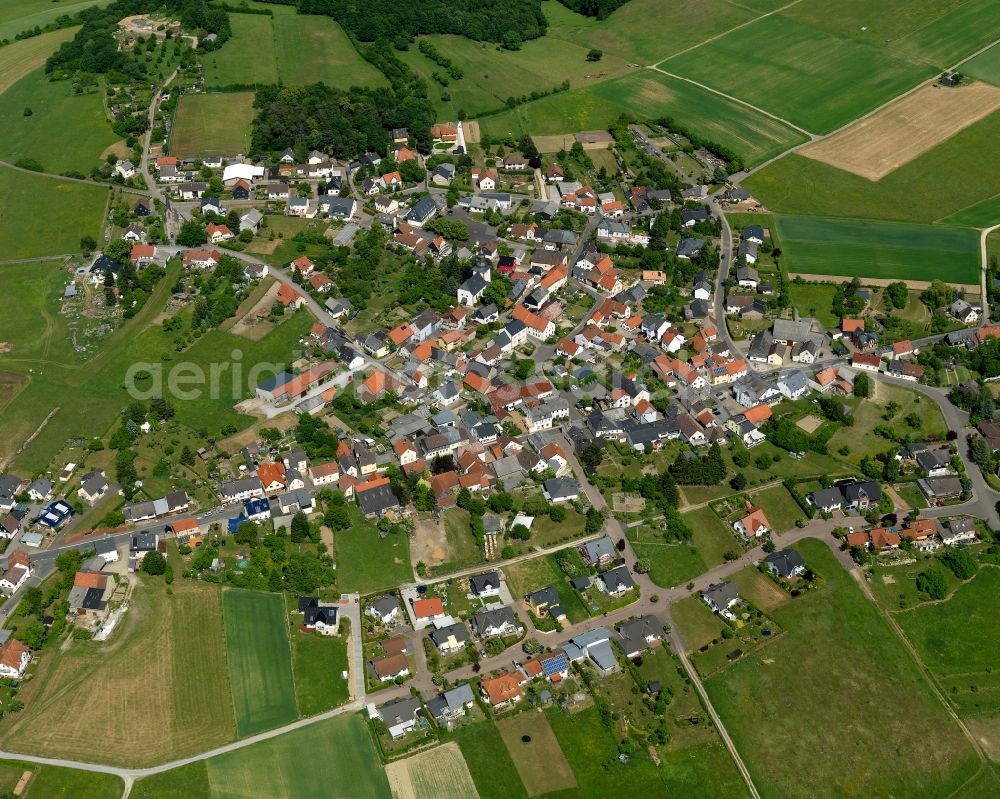 Aerial photograph Dörrebach - District view of Doerrebach in the state Rhineland-Palatinate