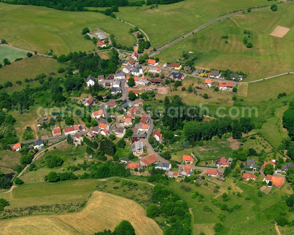 Eckersweiler from above - View at Eckersweiler in Rhineland-Palatinate