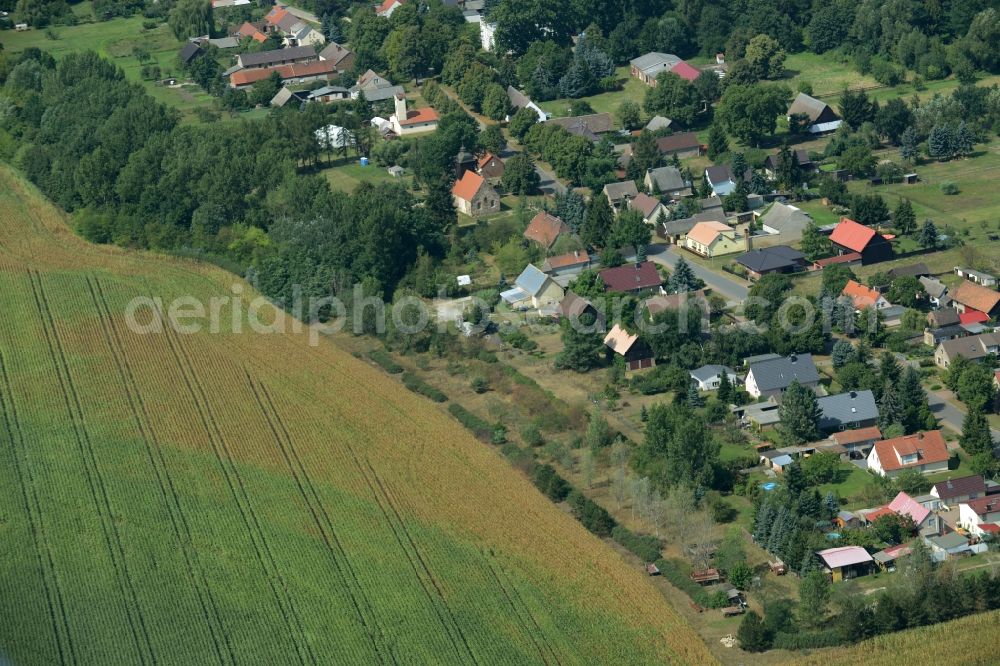 Aerial image Egsdorf - View of Egsdorf in the state of Brandenburg