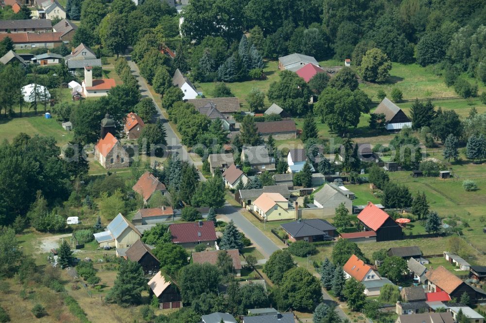 Aerial photograph Egsdorf - View of Egsdorf in the state of Brandenburg