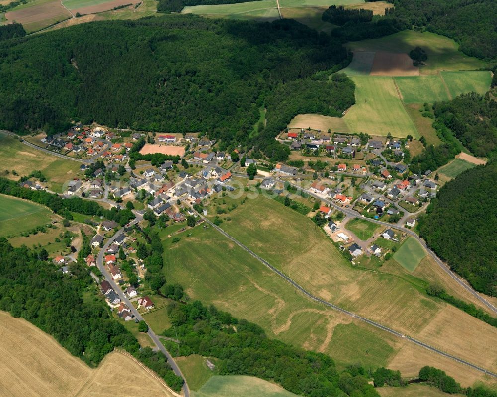 Ellweiler from above - Dstrict view of Ellweiler in the state Rhineland-Palatinate