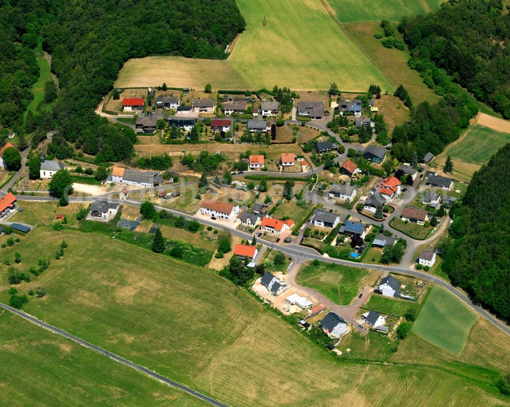 Ellweiler from the bird's eye view: Dstrict view of Ellweiler in the state Rhineland-Palatinate