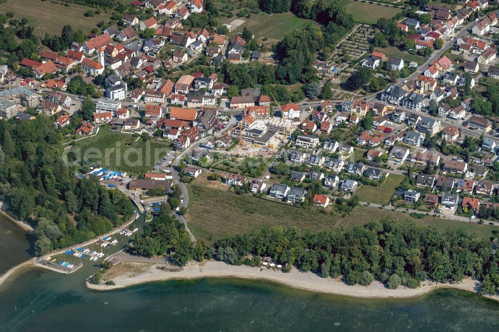 Fischbach from the bird's eye view: Town View of the streets and houses of the residential areas in Fischbach in the state Baden-Wurttemberg, Germany