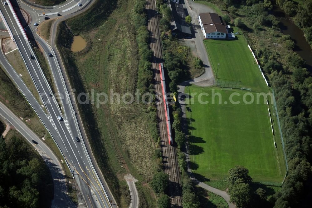 Aerial photograph Fischbach - Townscape of Fischbach in the state of Rhineland-Palatinate