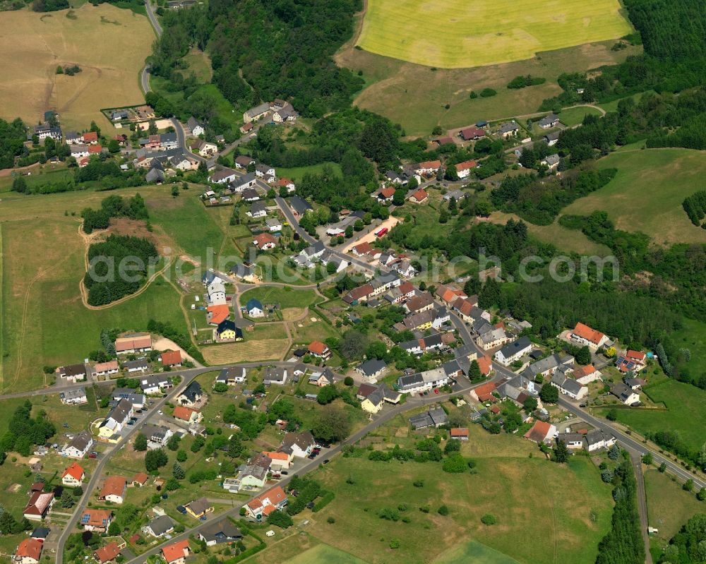 Aerial photograph Fohren-Linden - View at Fohren-Linden, on the L348, in Rhineland-Palatinate