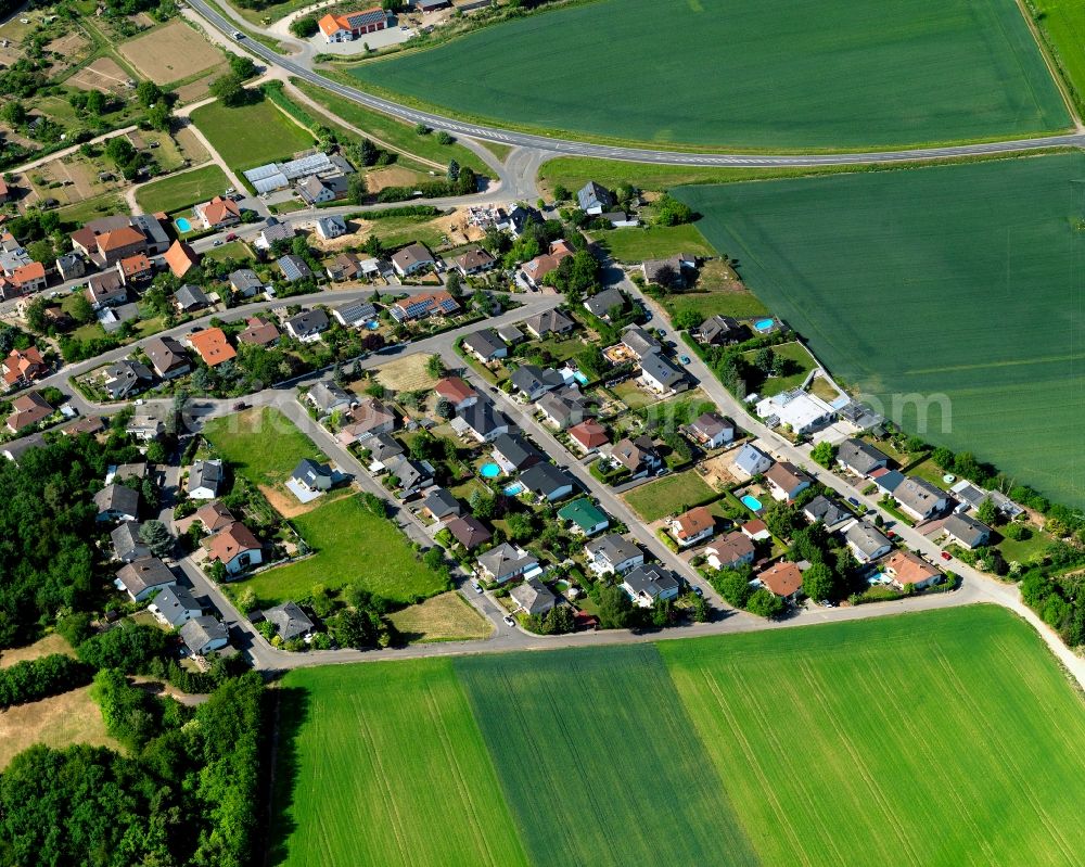 Aerial image Frei Laubersheim - View at Freilaubersheim in Rhineland-Palatinate