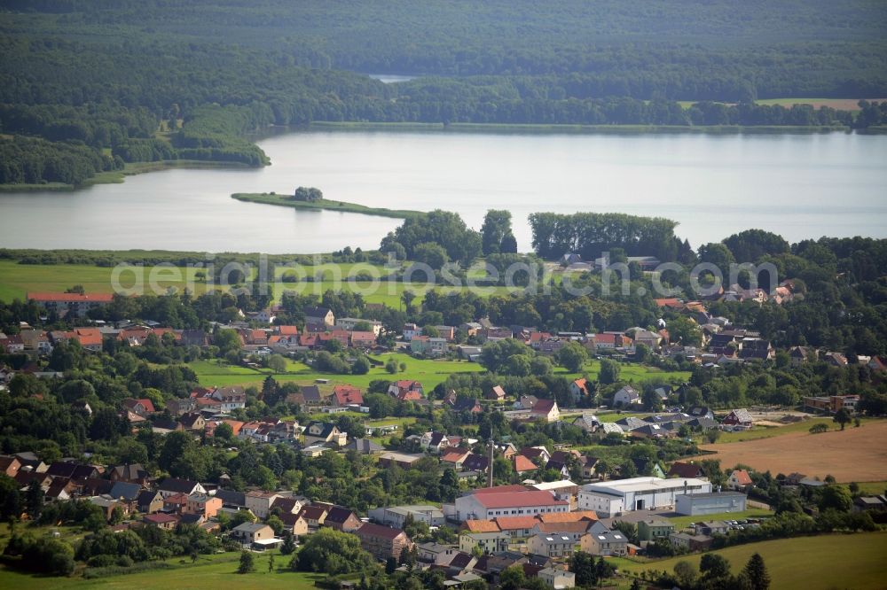 Aerial photograph Friedrichswalde - Town View of the streets and houses of the residential areas in Friedrichswalde in the state Brandenburg