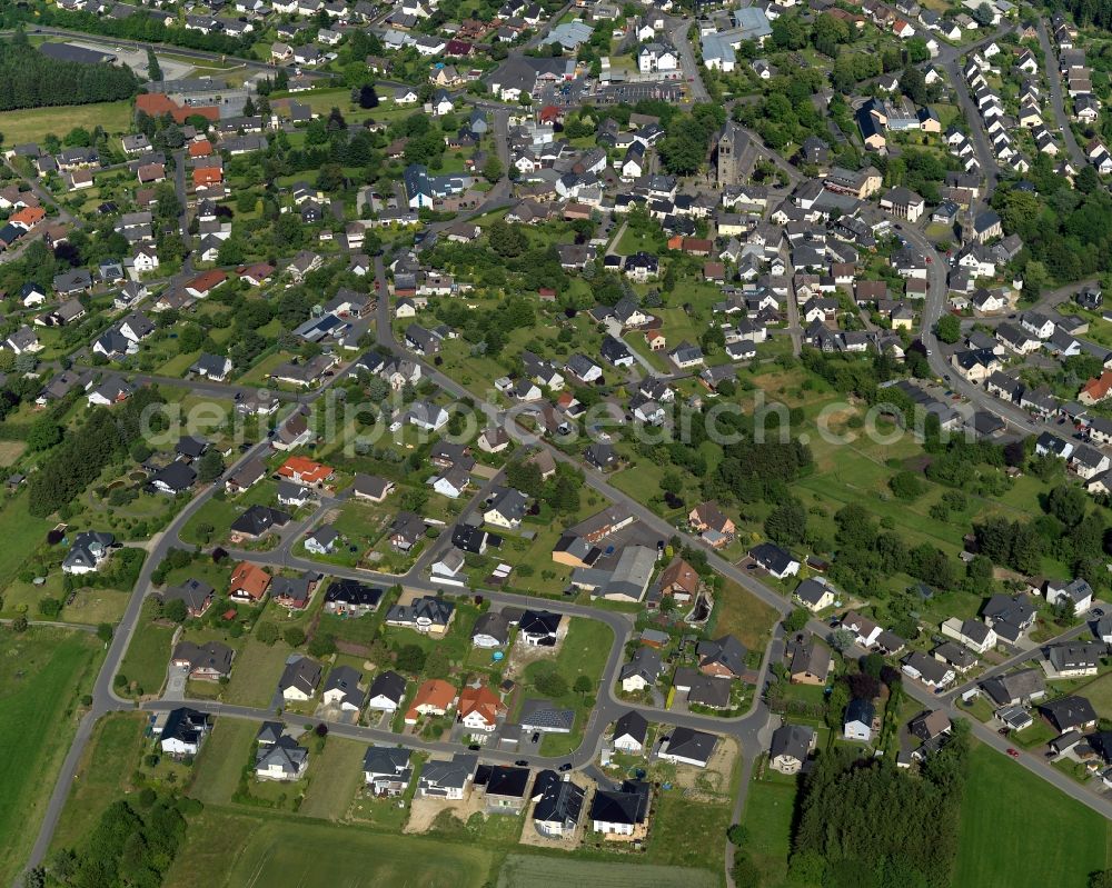 Gebhardshain from above - View of Gebhardshain in Rhineland-Palatinate