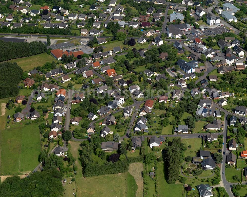 Aerial image Gebhardshain - View of Gebhardshain in Rhineland-Palatinate