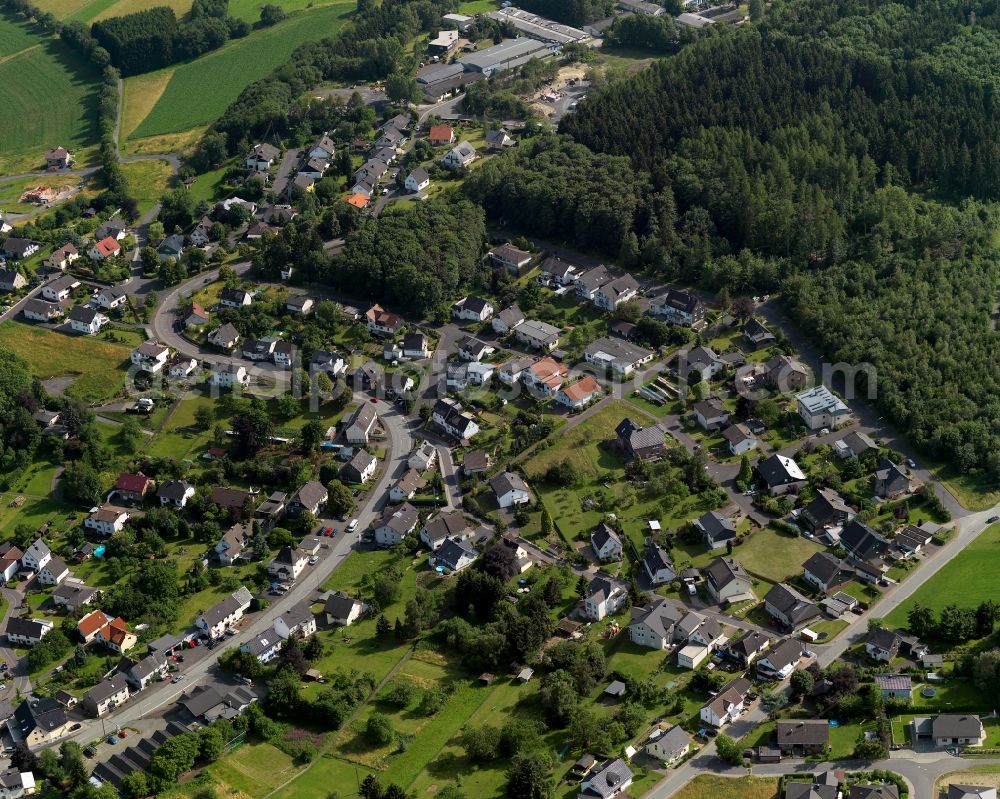 Aerial photograph Gebhardshain - View of Gebhardshain in Rhineland-Palatinate