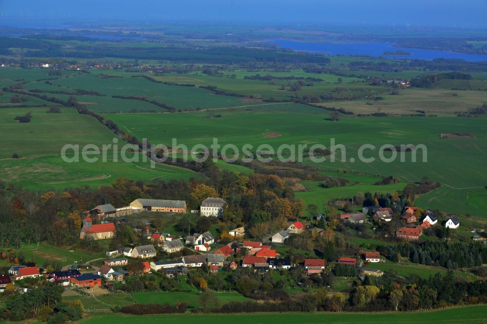 Aerial photograph Gerswalde OT Groß Fredenwalde - District view of Gross Fredenwalde in the state Brandenburg