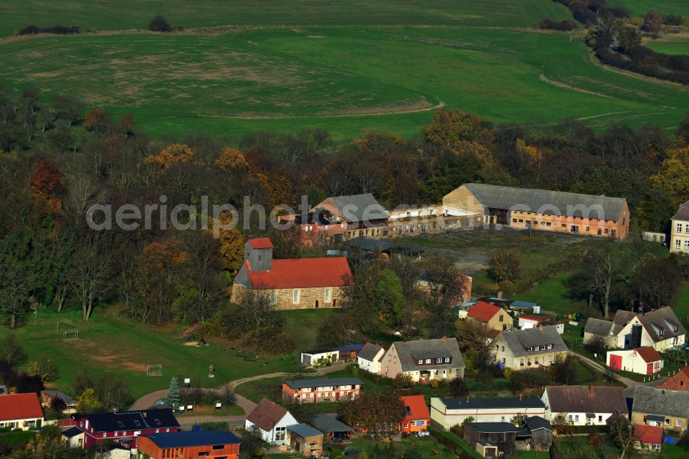 Gerswalde OT Groß Fredenwalde from above - District view of Gross Fredenwalde in the state Brandenburg