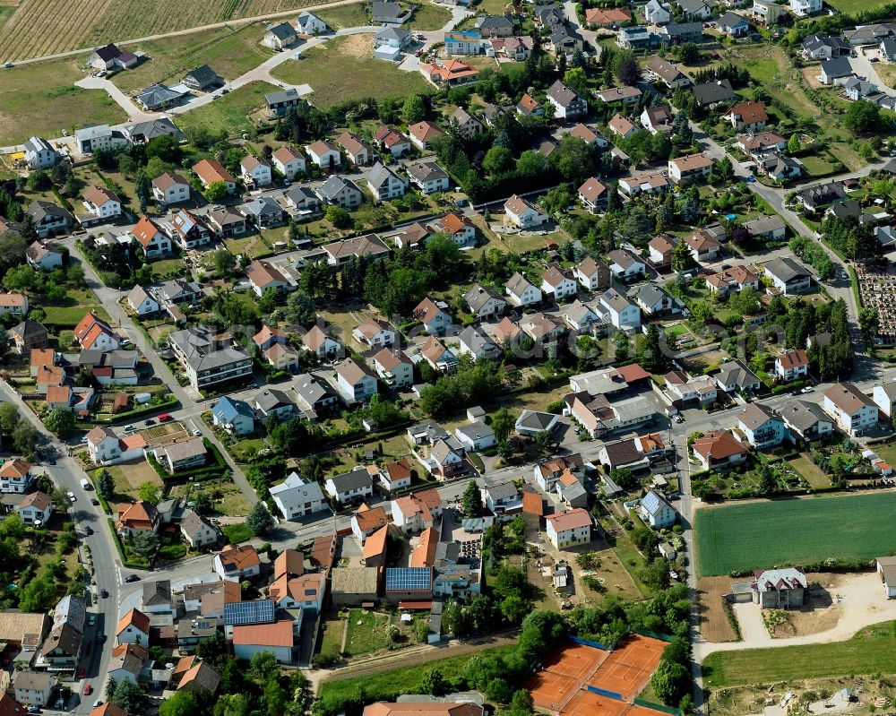 Aerial image Hackenheim - View at Hackenheim in Rhineland-Palatinate