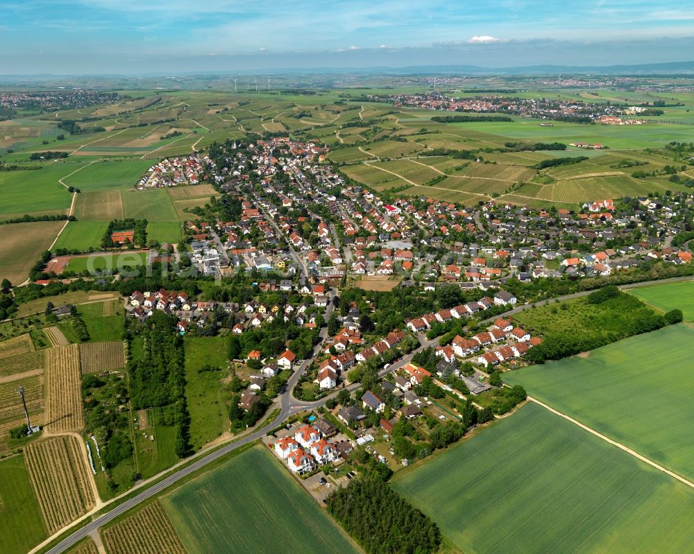 Harxheim from above - Townscape of Harxheim in Rhineland-Palatinate