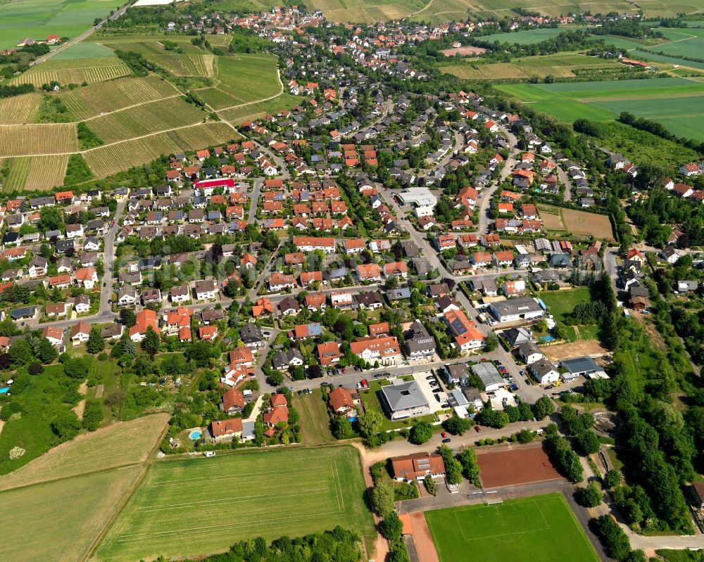 Harxheim from the bird's eye view: Townscape of Harxheim in Rhineland-Palatinate