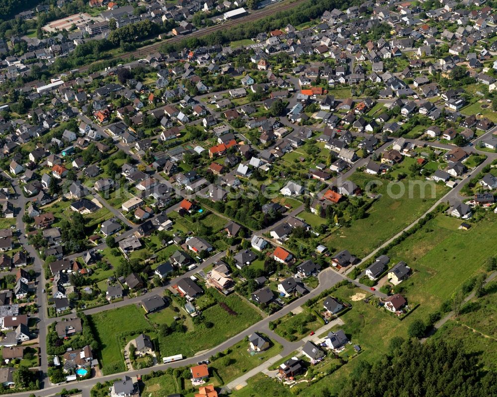 Herdorf from the bird's eye view: View of Herdorf in Rhineland-Palatinate