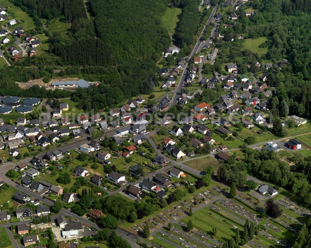 Herdorf from above - View of Herdorf in Rhineland-Palatinate