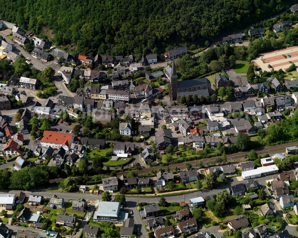 Aerial photograph Herdorf - View of Herdorf in Rhineland-Palatinate