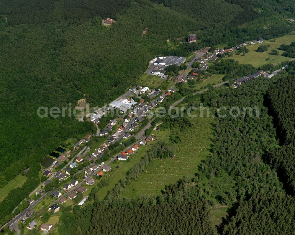 Aerial photograph Herdorf - View of Herdorf in Rhineland-Palatinate