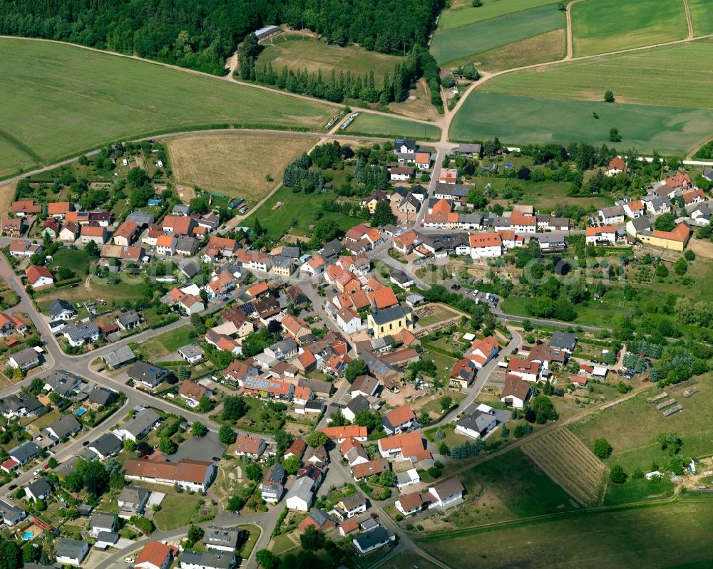 Hergenfeld from the bird's eye view: View at Hergenfeld in Rhineland-Palatinate