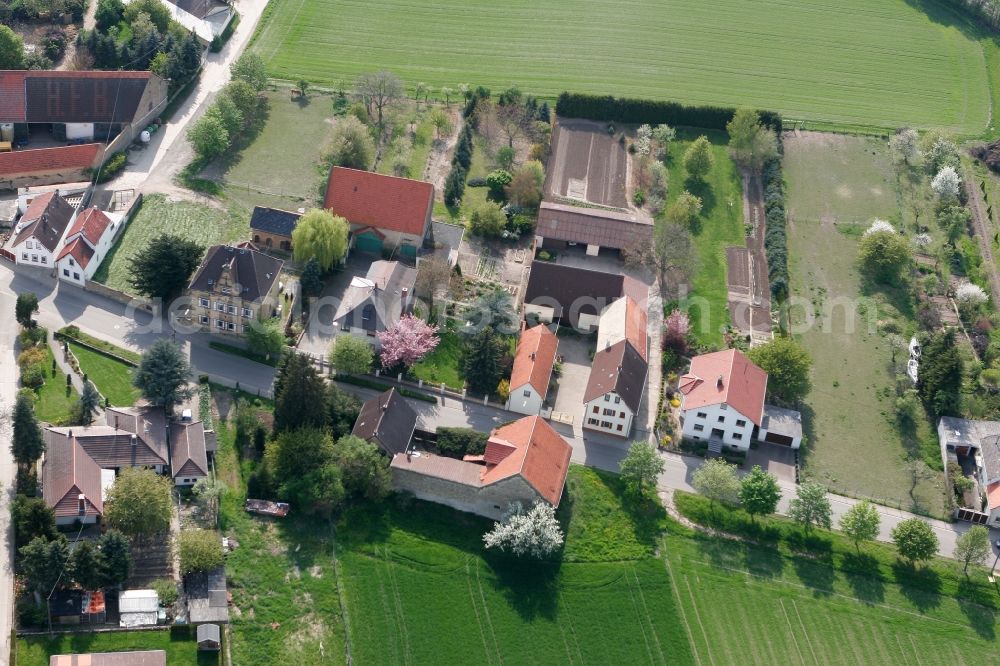 Aerial image Hillesheim - Local view of Hillesheim in the state of Rhineland-Palatinate