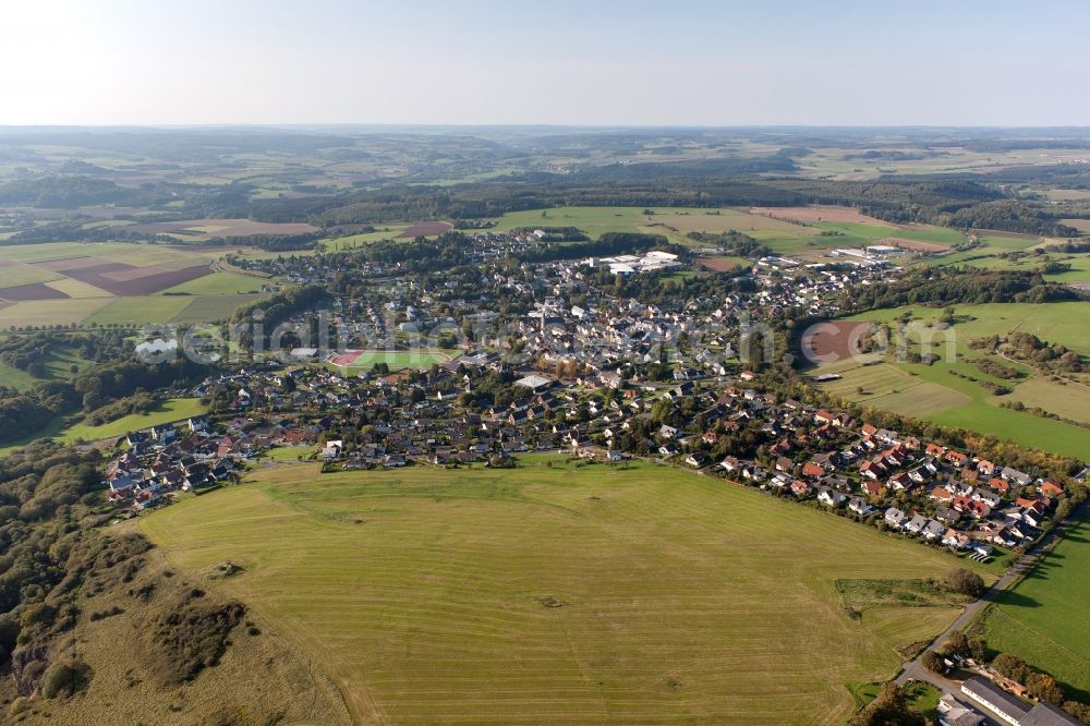 Hillesheim from above - View at Hillesheim in Rhineland-Palatinate