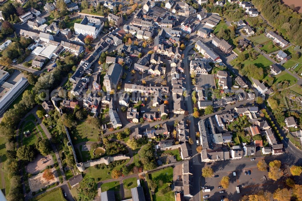 Hillesheim from the bird's eye view: View at Hillesheim in Rhineland-Palatinate