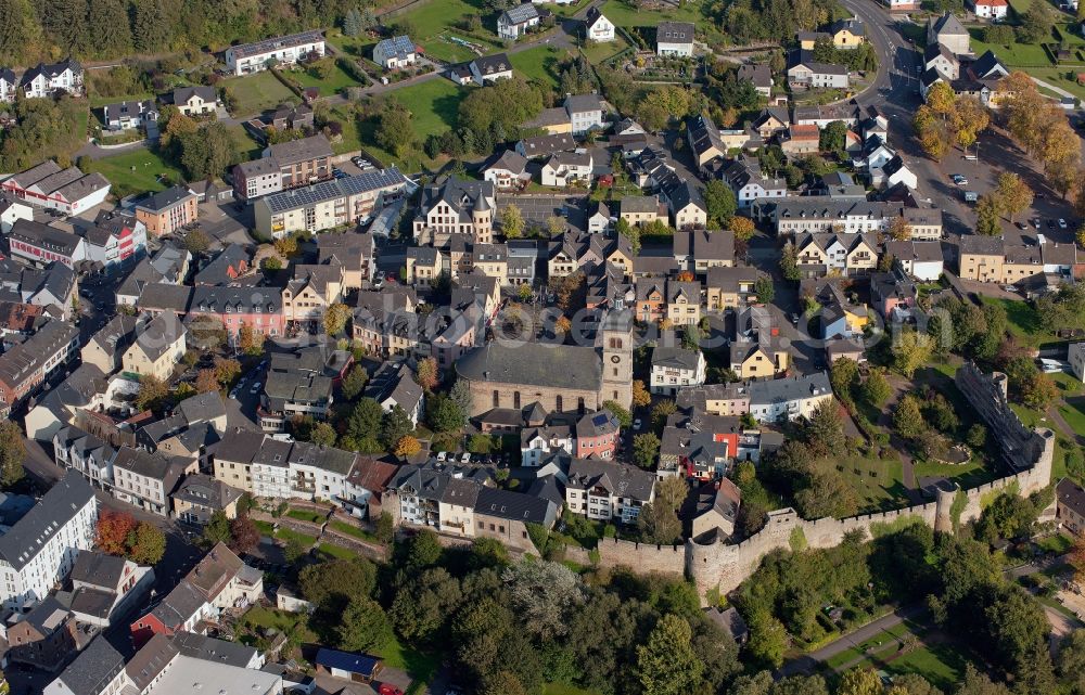 Aerial image Hillesheim - View at Hillesheim in Rhineland-Palatinate