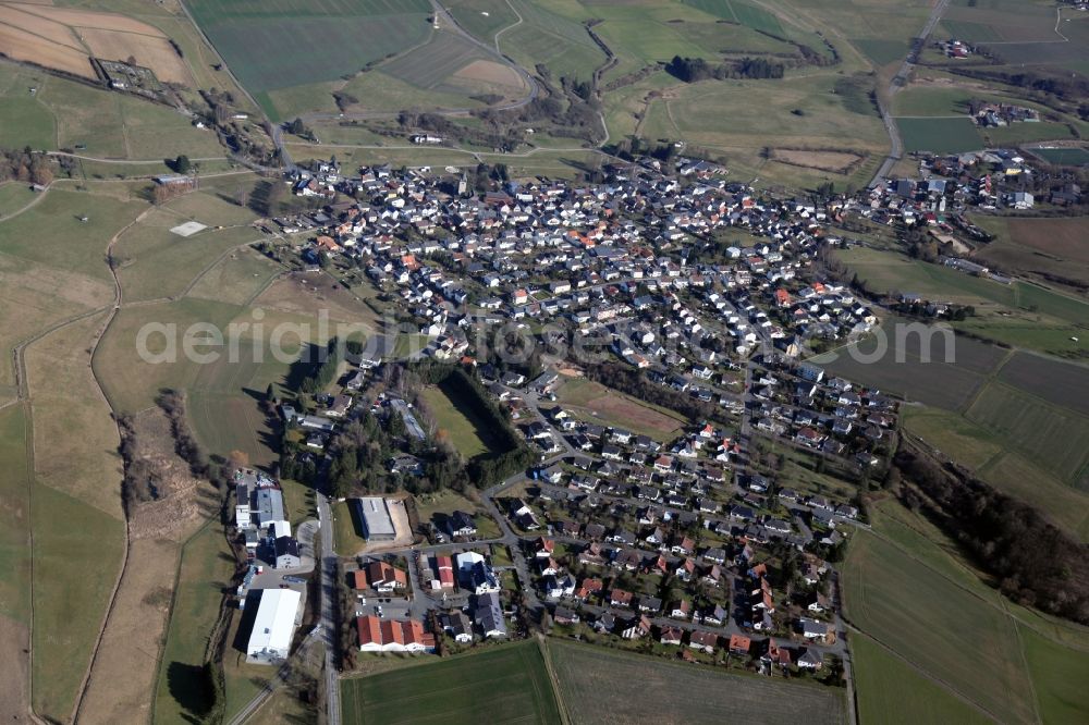 Aerial photograph Hohenstein - Local view of Hohenstein in the state of Hesse