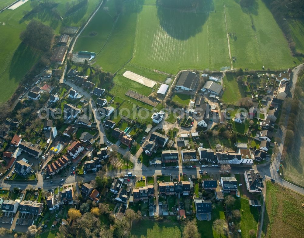 Aerial image Herne - View of Holthausen in the state North Rhine-Westphalia