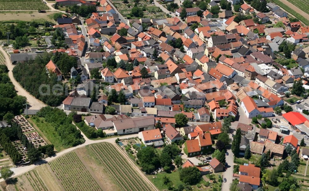 Aerial photograph Horrweiler - Local view of Horrweiler in the state of Rhineland-Palatinate