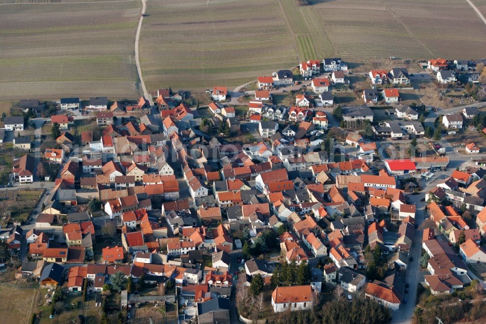 Aerial photograph Horrweiler - Local view of Horrweiler in the state of Rhineland-Palatinate