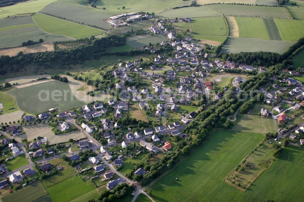 Hoxel from above - Local view of Hoxel in the state of Rhineland-Palatinate