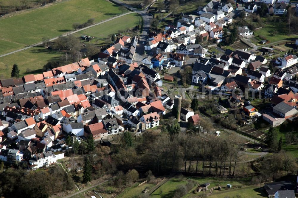 Aerial image Idstein-Walsdorf - Local view of Idstein Walsdorf in the state of Hesse