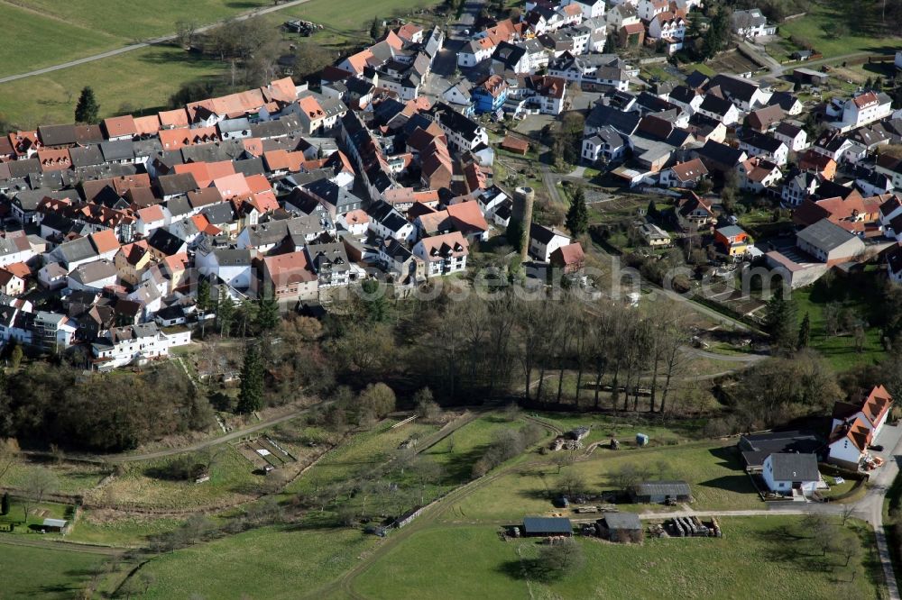 Aerial photograph Idstein-Walsdorf - Local view of Idstein Walsdorf in the state of Hesse