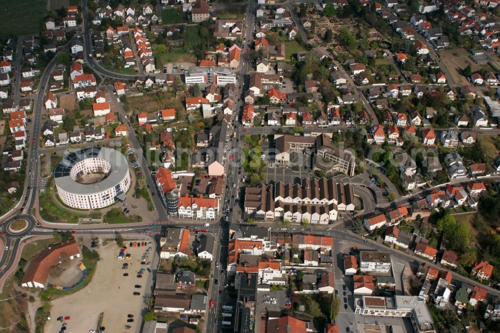 Aerial photograph Ingelheim am Rhein - Townscape of Ingelheim am Rhein in Rhineland-Palatinate